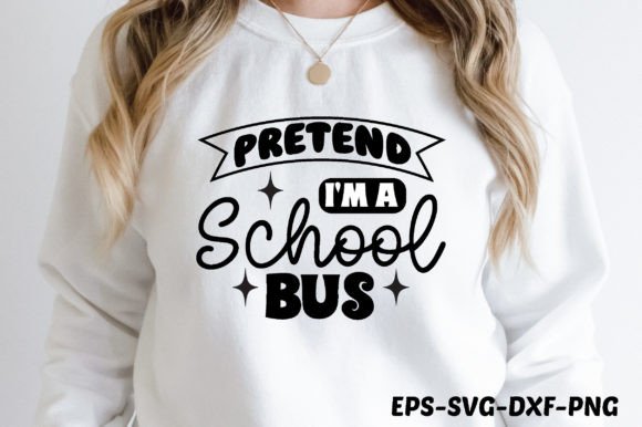 Cute and Playful: Pretend I'm a School Bus