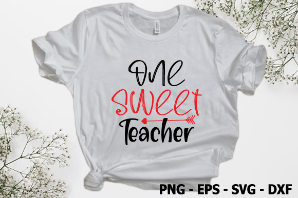 One Sweet Teacher, Valentine SVG: A Heartfelt Design