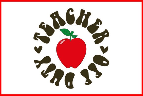 Retro SVG, Teacher off Duty: A Versatile Embroidery Design