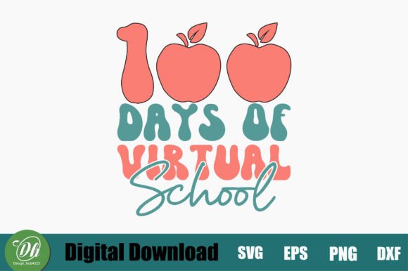 Review: 100 Days of Virtual School Retro SVG