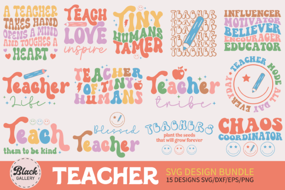 Teacher Appreciation Svg Design Bundle Review