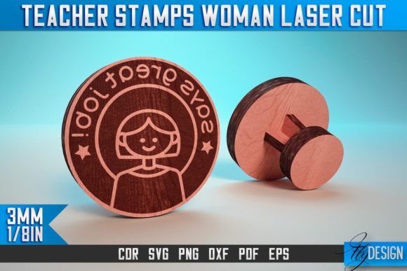 Teacher Stamp Woman Laser Cut SVG: A Crafty Review