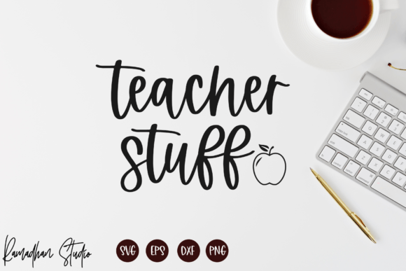 Teacher Stuff Svg: A Versatile Design for Tote Bags and More