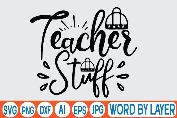 Teacher Stuff Svg Design: A Versatile Embroidery Asset