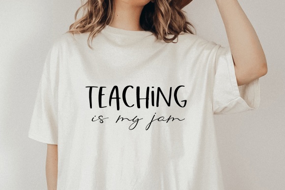 Teaching is My Jam: A Versatile Teacher Design SVG