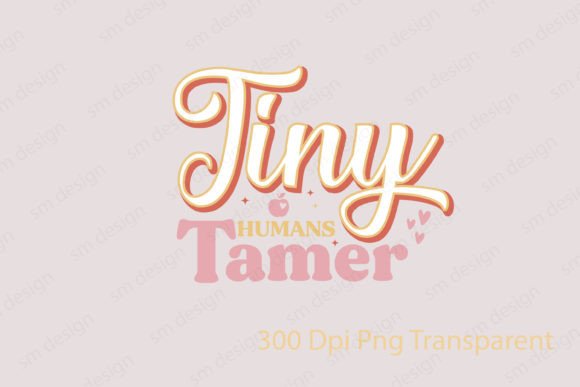 Tiny Humans Tamer SVG for Teacher Embroidery