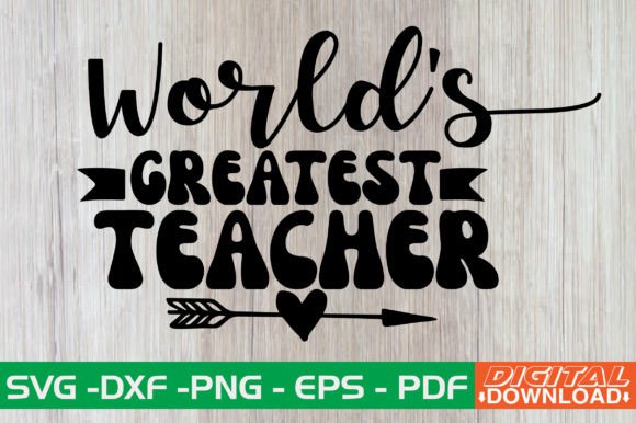 Worlds Greatest Teacher Retro SVG: A Closer Look